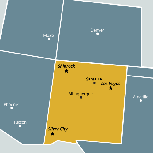 map of New Mexico